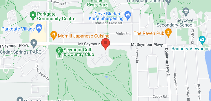 map of 103 4001 MT SEYMOUR PARKWAY